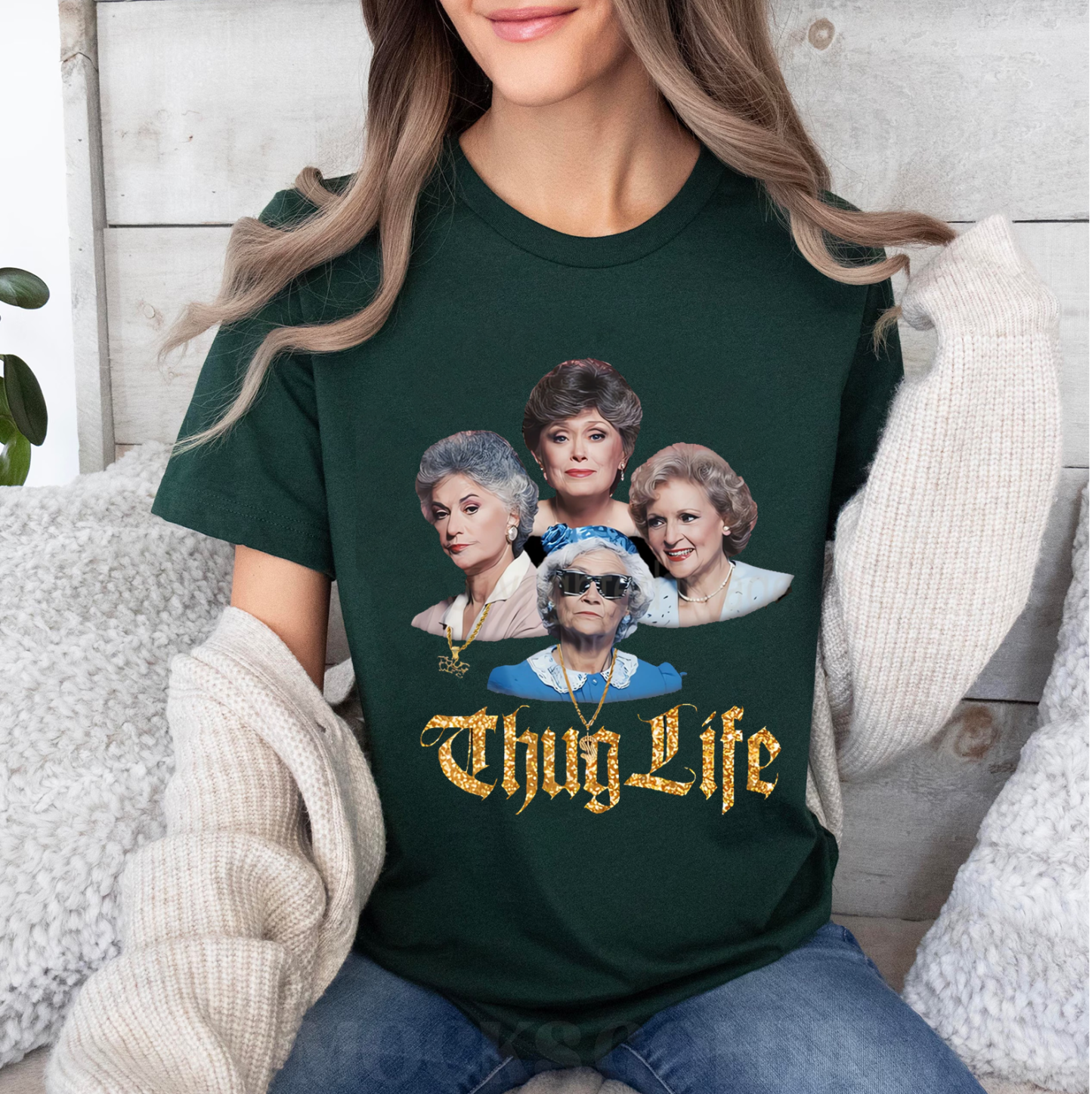 Golden Girl Thug Life Gift For Mother??s Day Shirt
