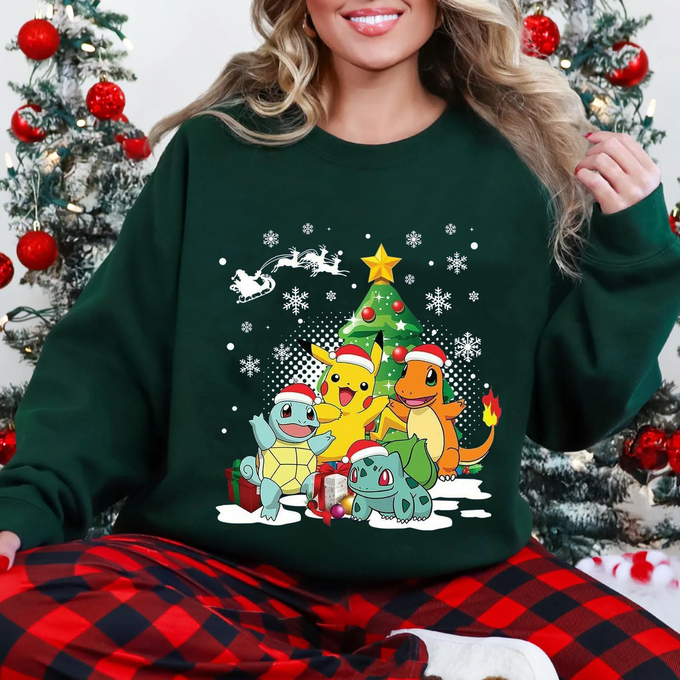 Pokemon  Christmas Unisex T-shirt/Crewneck/Hoodie