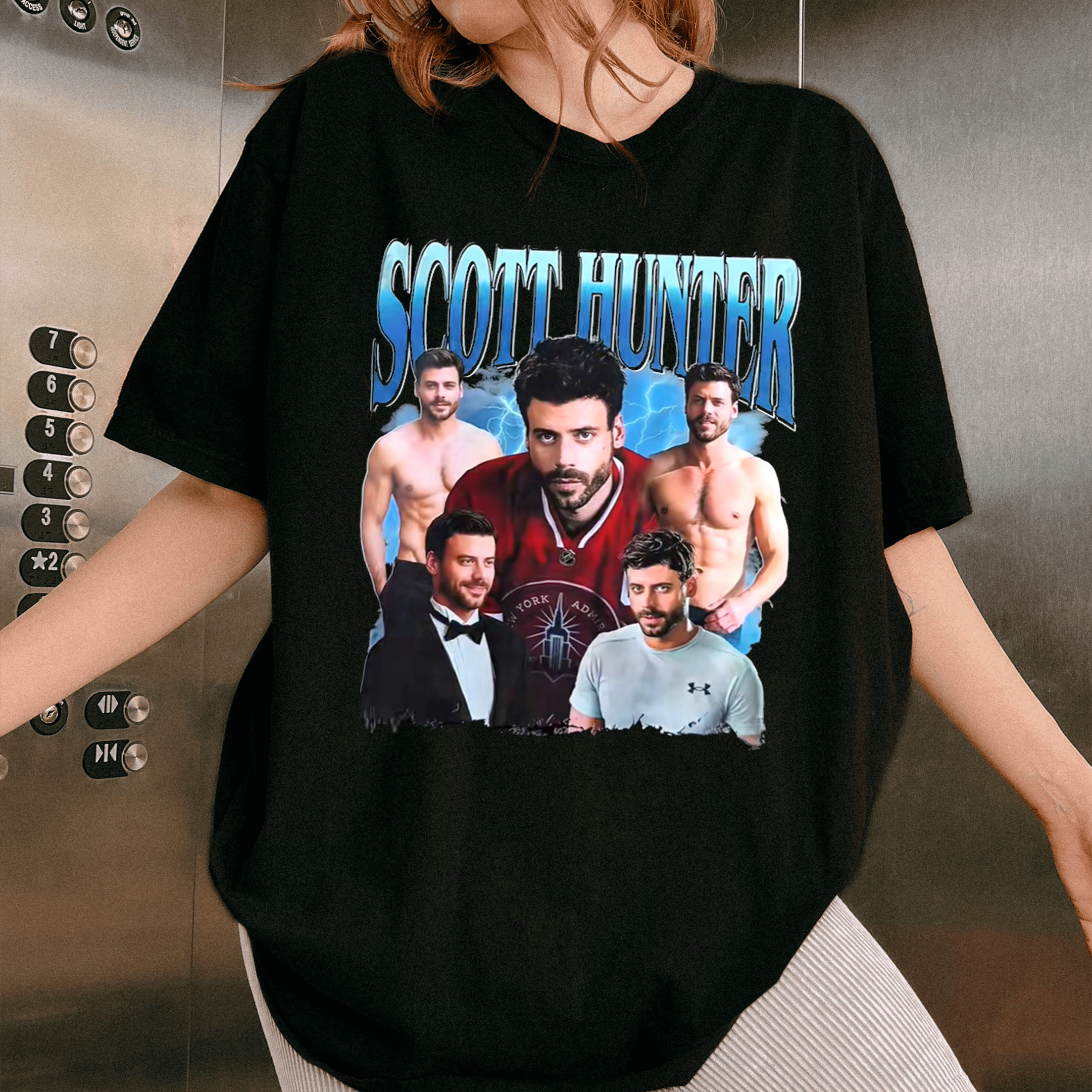 Vintage Scott Hunter,Heated Rivalry Unisex T-shirt/Crewneck/Hoodie