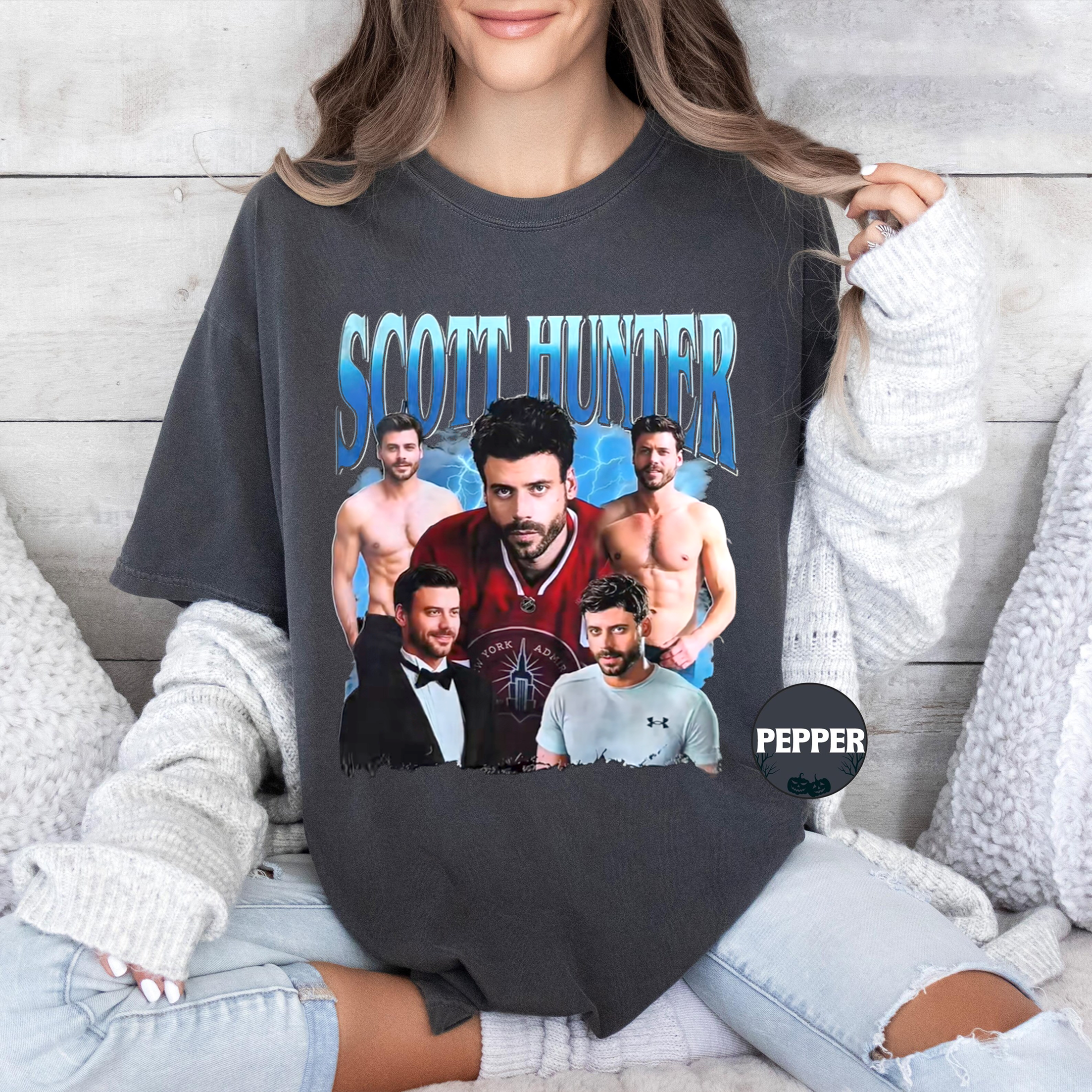 Vintage Scott Hunter,Heated Rivalry Unisex T-shirt/Crewneck/Hoodie