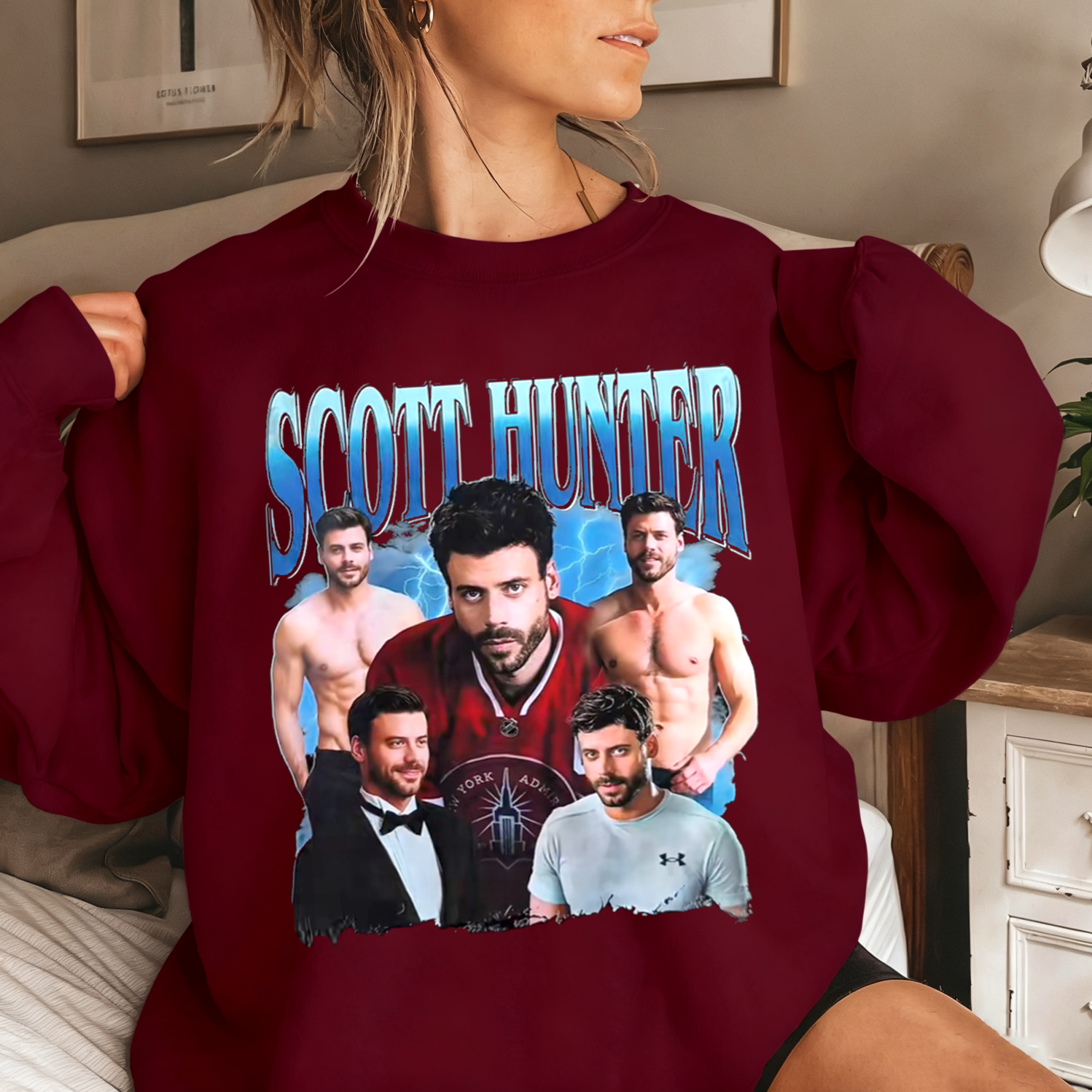 Vintage Scott Hunter,Heated Rivalry Unisex T-shirt/Crewneck/Hoodie