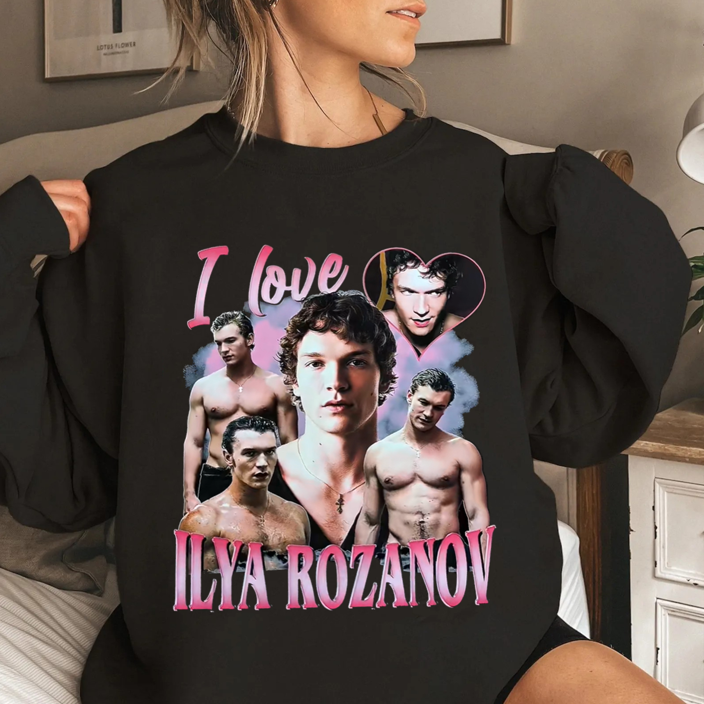 I love Ilya Rozanov,Heated Rivalry Unisex T-shirt/Crewneck/Hoodie