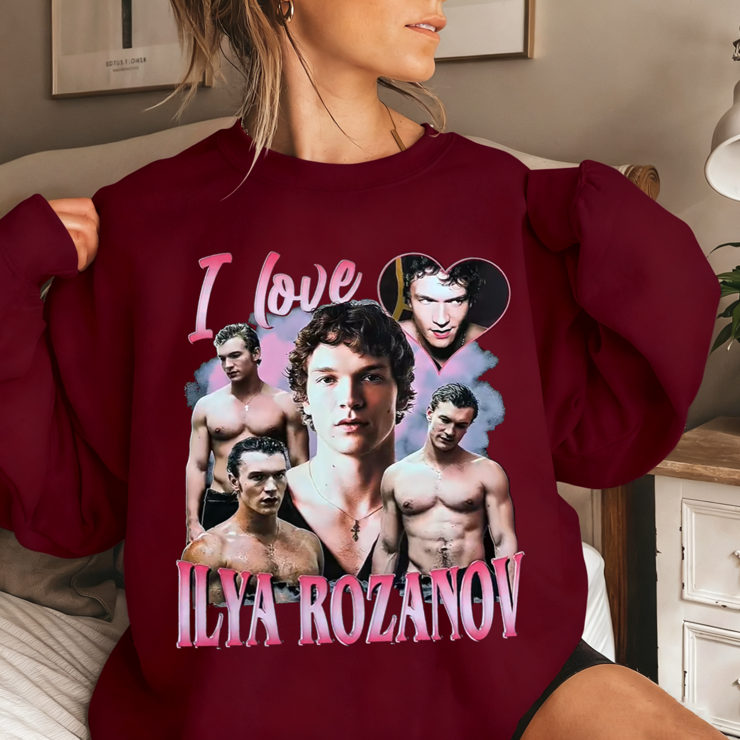 I love Ilya Rozanov,Heated Rivalry Unisex T-shirt/Crewneck/Hoodie
