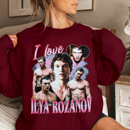 I love Ilya Rozanov,Heated Rivalry Unisex T-shirt/Crewneck/Hoodie