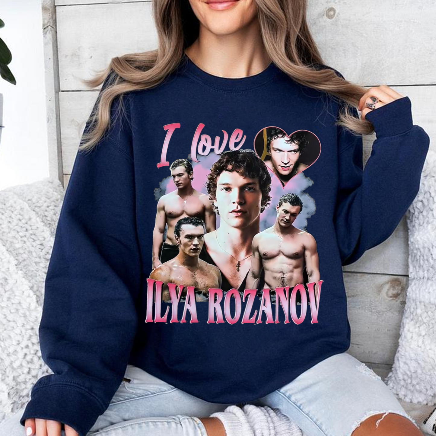 I love Ilya Rozanov,Heated Rivalry Unisex T-shirt/Crewneck/Hoodie