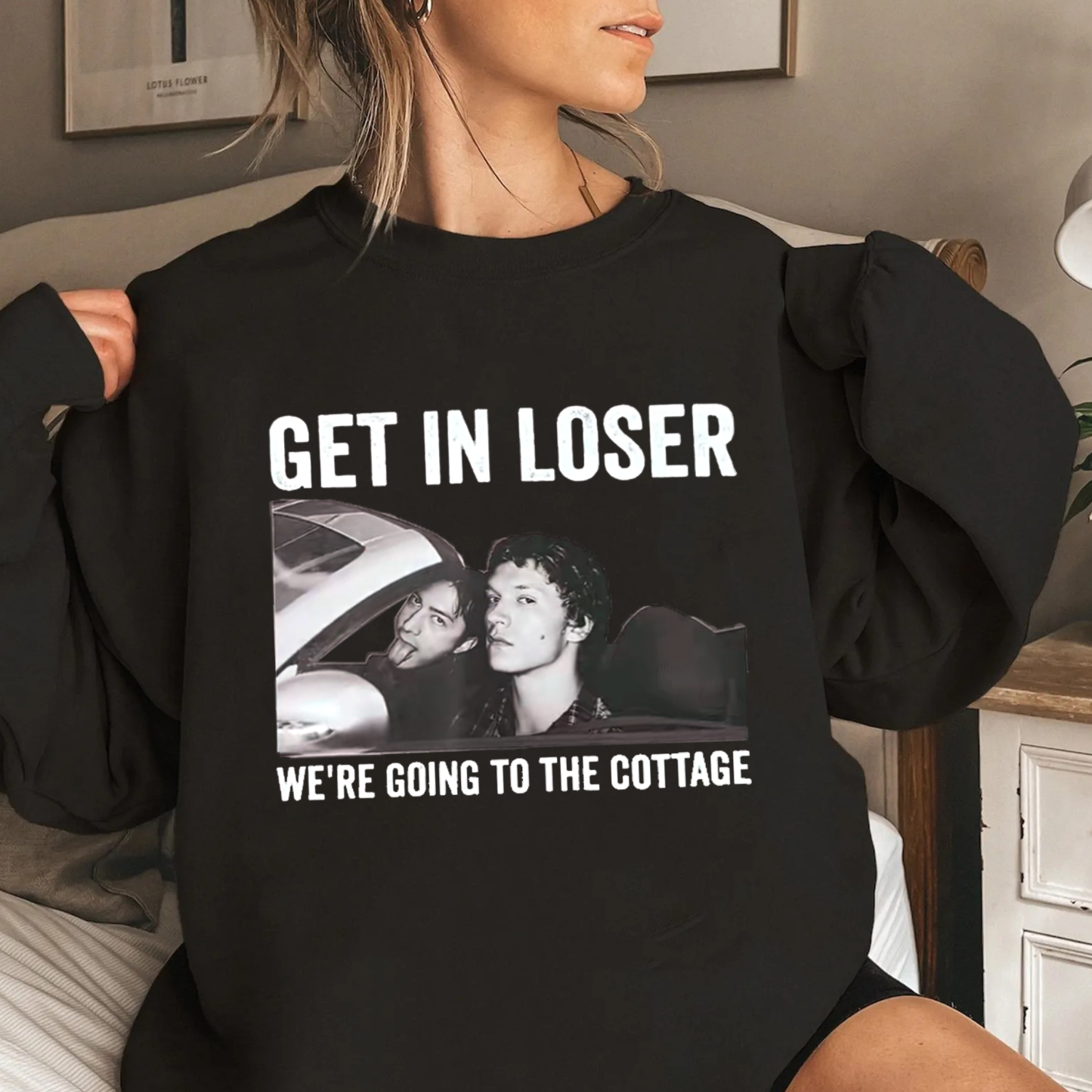 Get In Loser We're Going To The Cottage,Heated Rivalry Unisex T-shirt/Crewneck/Hoodie