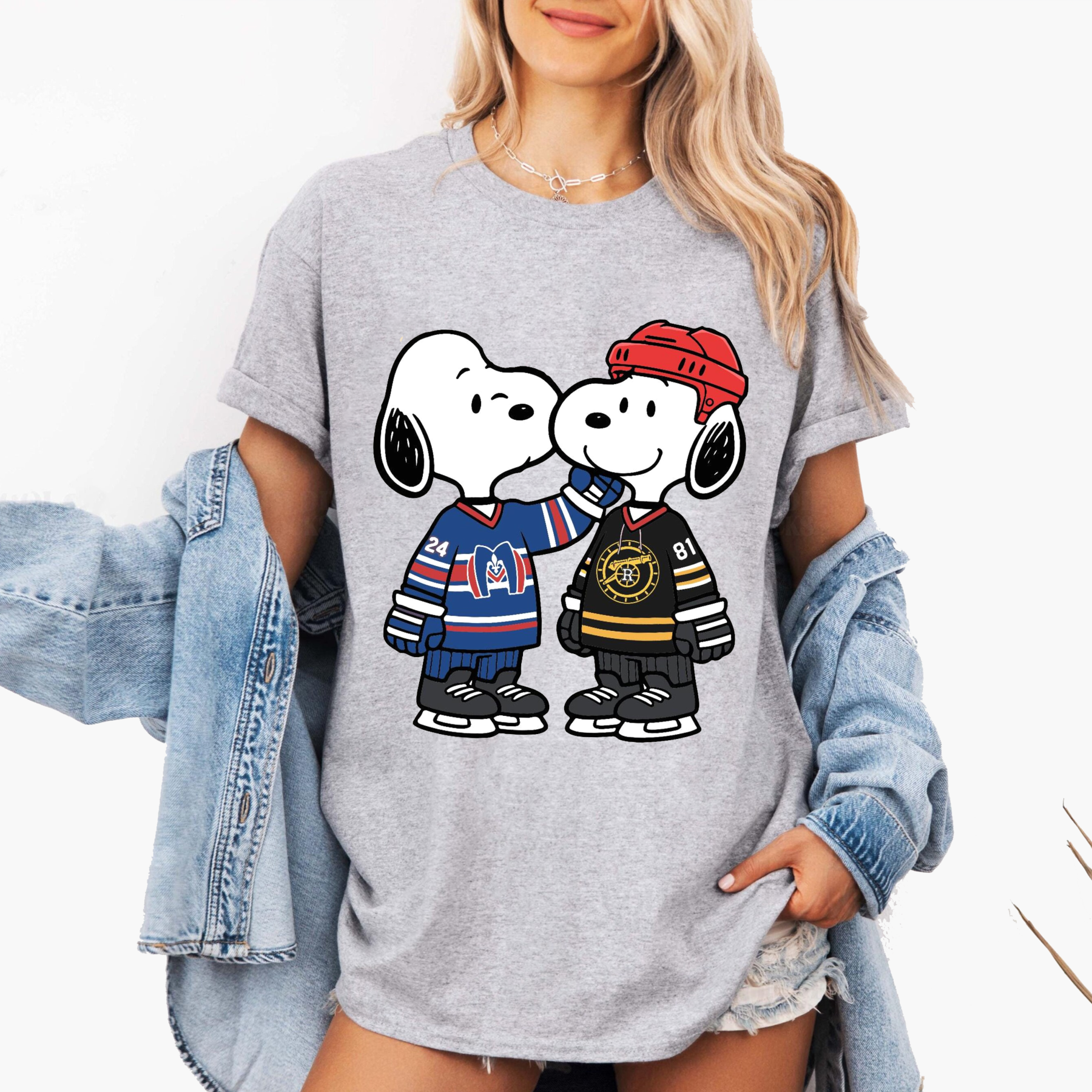 Snoopy Heated Rivalry Unisex Shirt/Crewneck/Hoodie