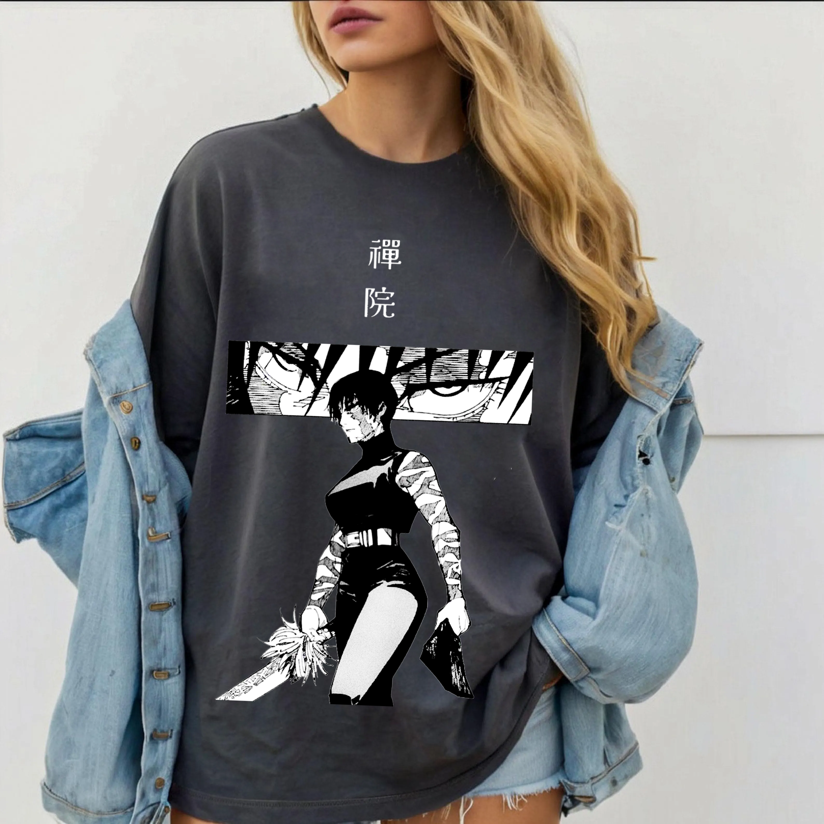 Maki Zenin, Jujutsu Kaisen Oversized T-shirt/Crewneck/Hoodie