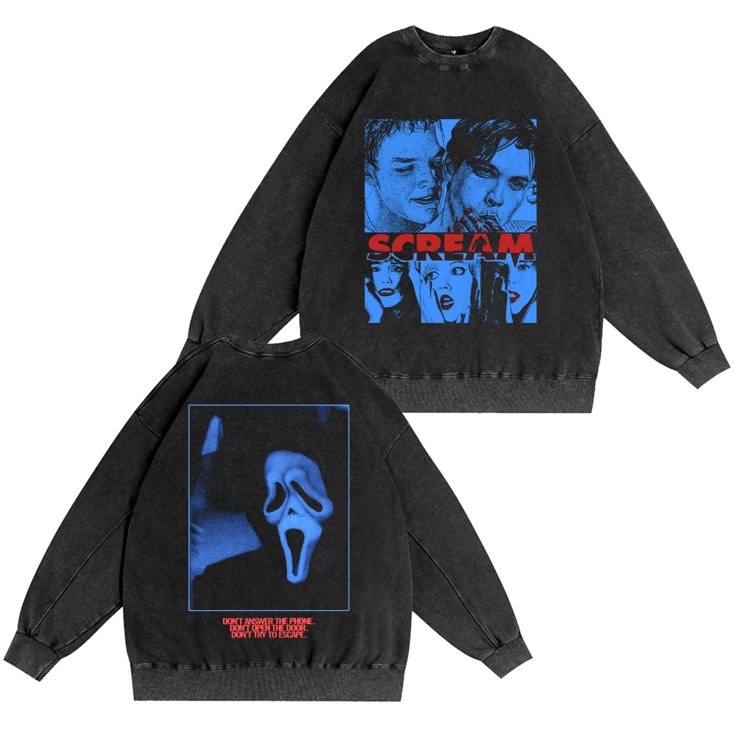 Scream 7 ,Scream Movie Oversized T-shirt/Crewneck/Hoodie