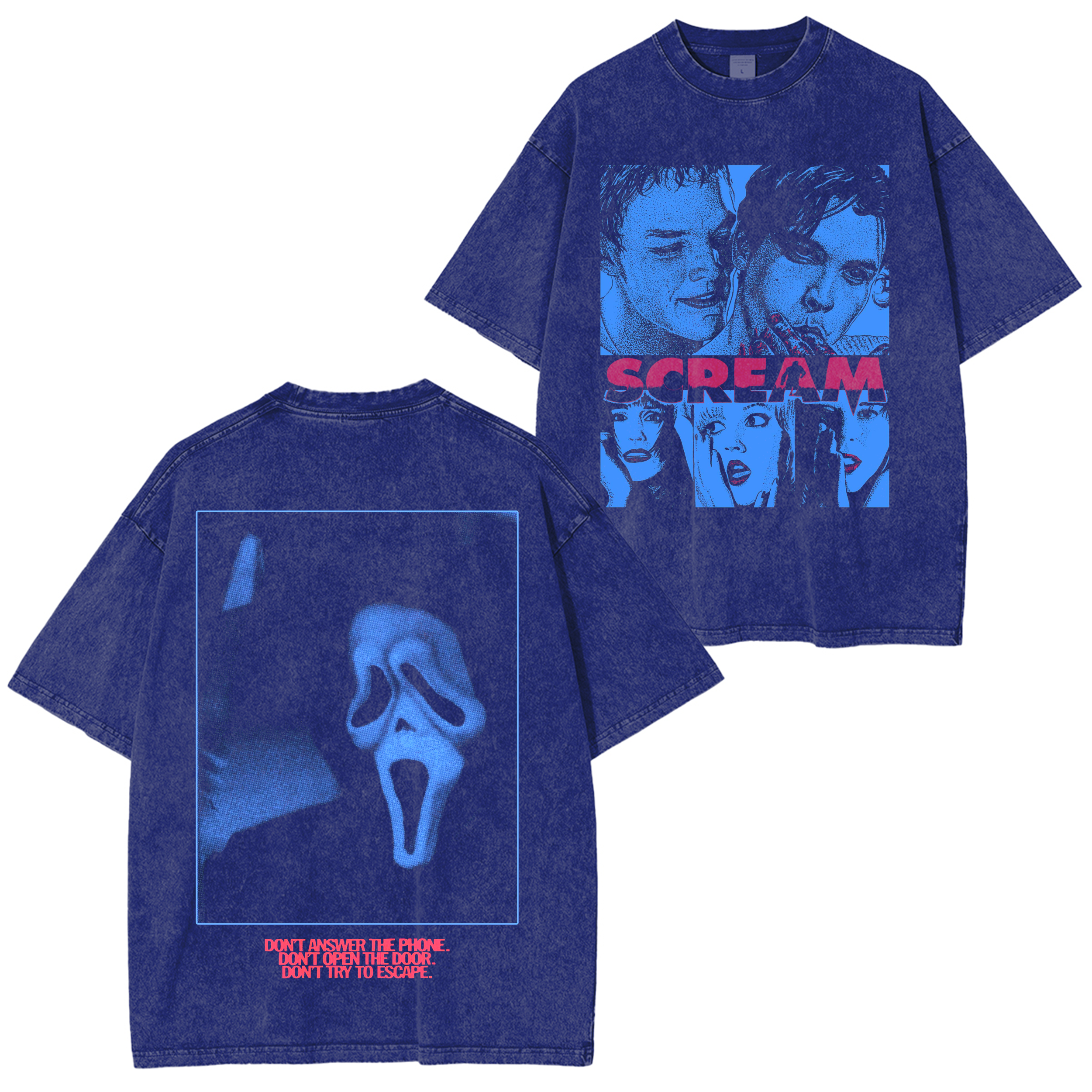 Scream 7 ,Scream Movie Oversized T-shirt/Crewneck/Hoodie
