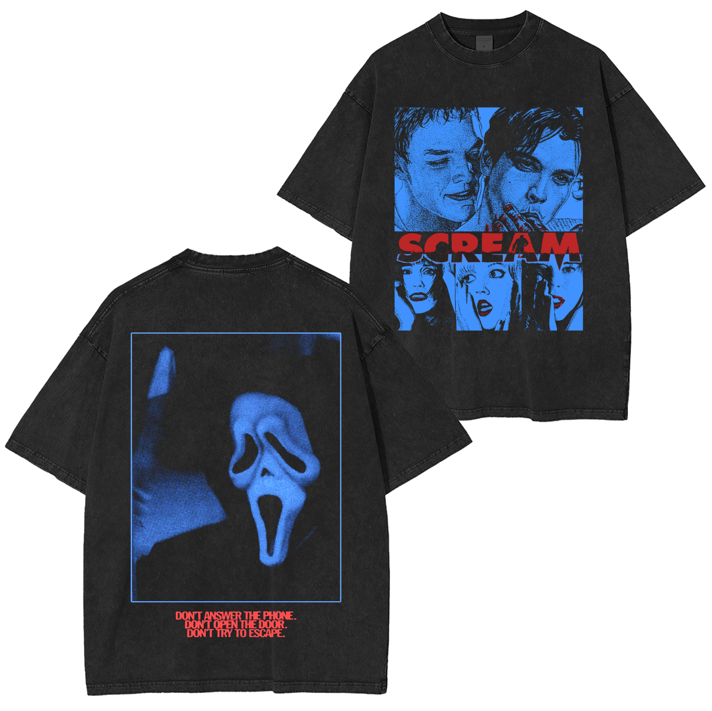 Scream 7 ,Scream Movie Oversized T-shirt/Crewneck/Hoodie