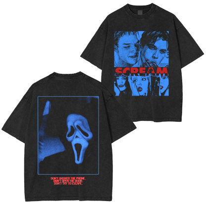 Scream 7 ,Scream Movie Oversized T-shirt/Crewneck/Hoodie