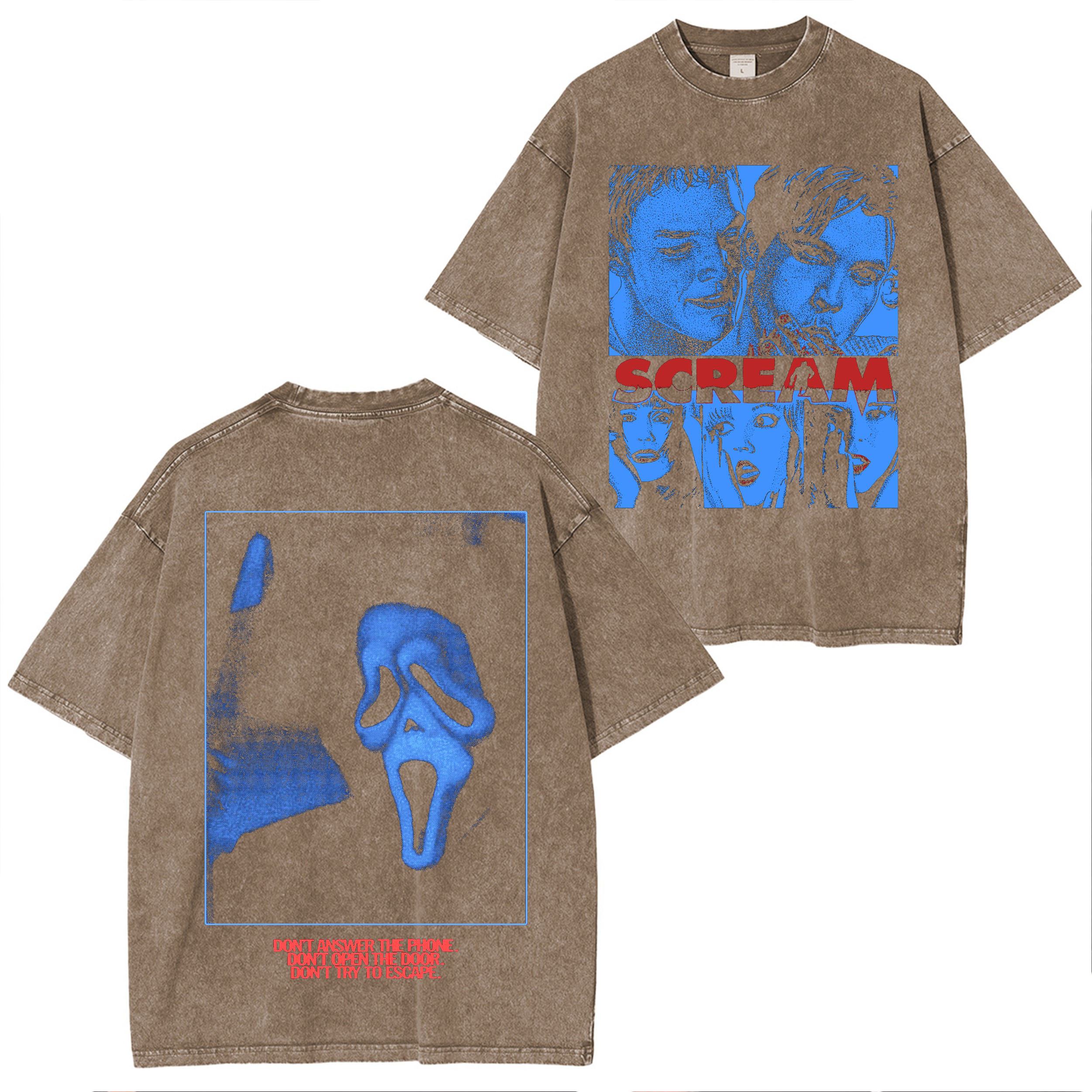 Scream 7 ,Scream Movie Oversized T-shirt/Crewneck/Hoodie