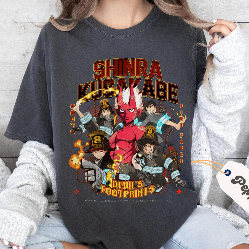 FIRE FORCE | Shinra Kusakabe Vintage Shirt