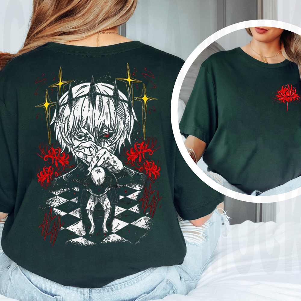 Retro Limited Heavy Vintage 'One-Eyed King Kaneki Ken' Tokyo Ghoul Double Unisex T-shirt/Crewneck/Hoodie