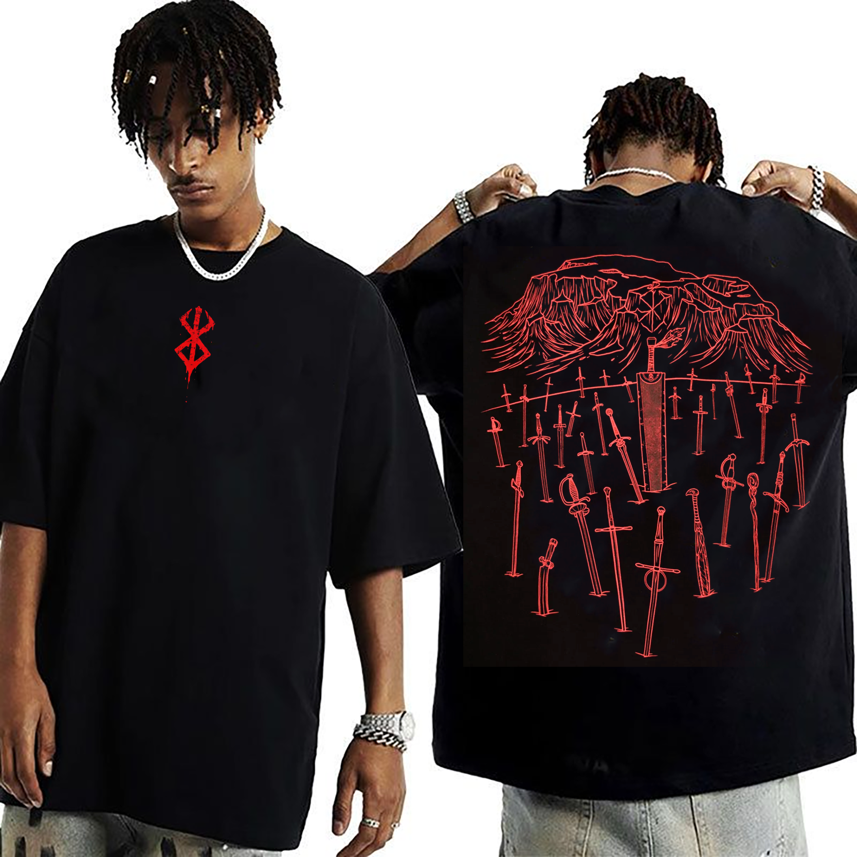 Crimson Hill of Swords Berserk T-Shirt