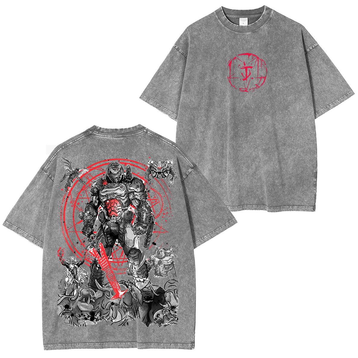 The Hell Walker v.2 Unisex Washed T-Shirt