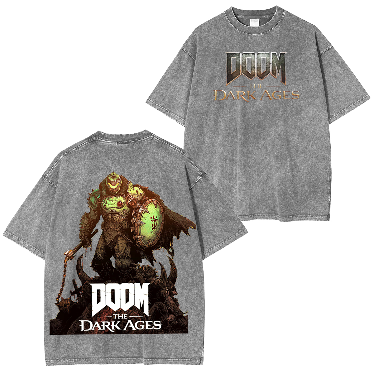 DOOM The Dark Ages Unisex Washed T-Shirt