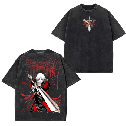 Devil May Cry 2025 Unisex Washed T-Shirt