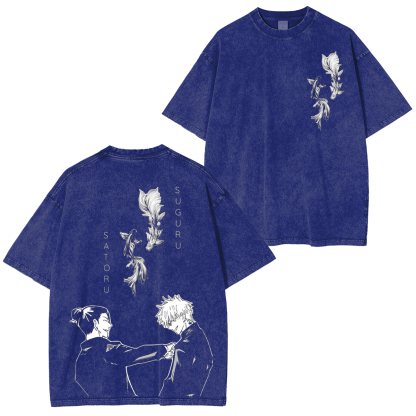 Jujutsu Kaisen Anime Unisex Washed T-Shirt
