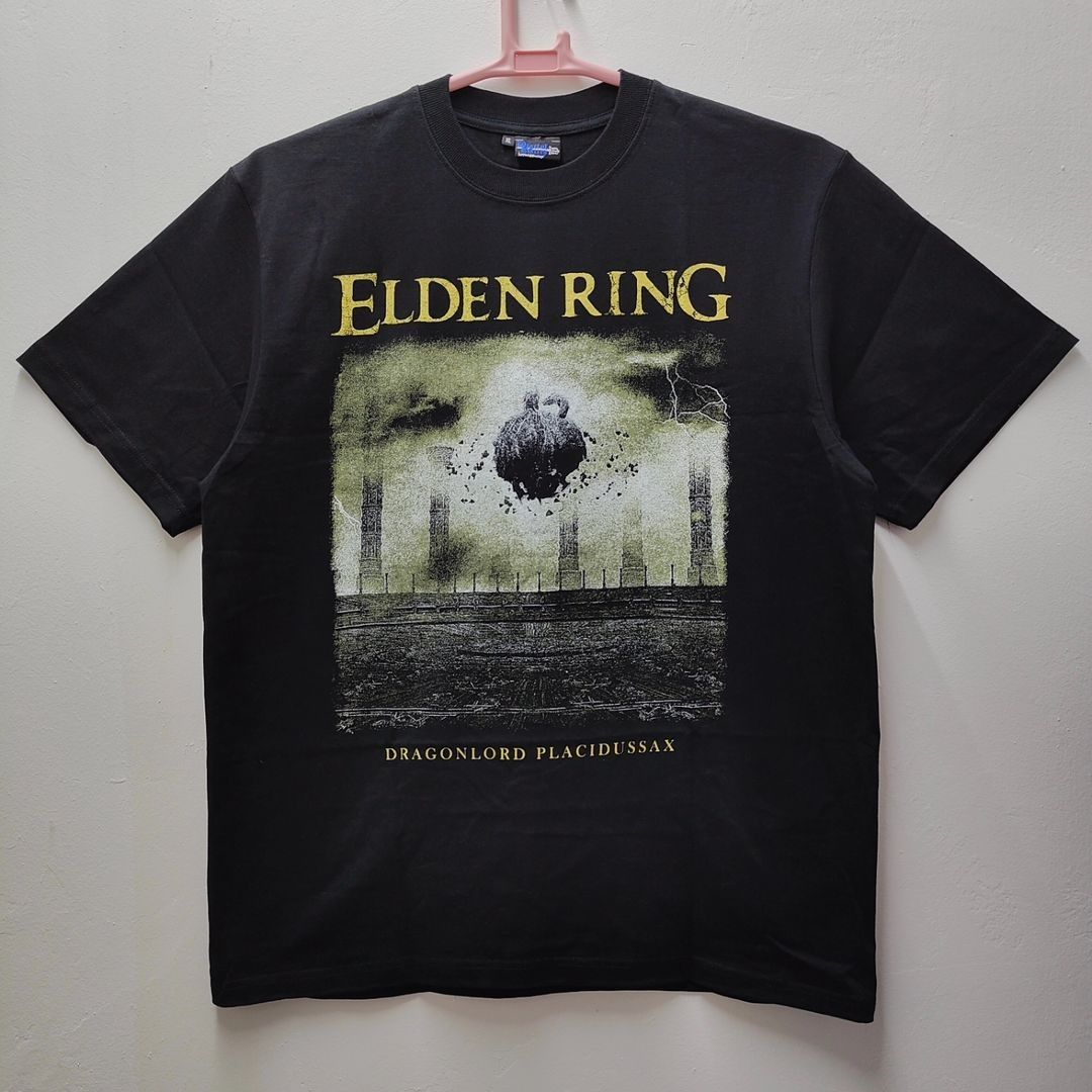 Elden Ring Dragonlord Placidussax Unisex Washed T-Shirt