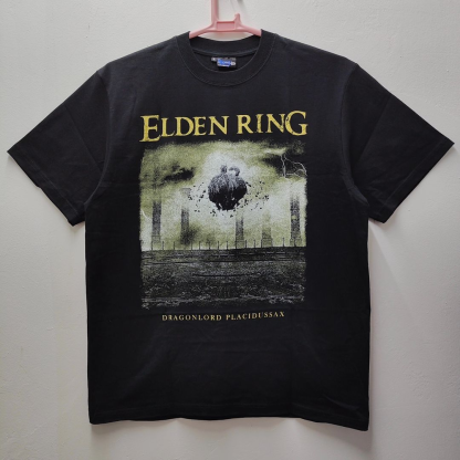 Elden Ring Dragonlord Placidussax Unisex Washed T-Shirt