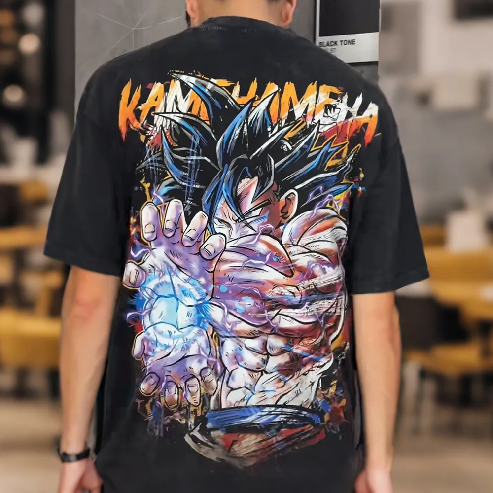 Dragon Ball Kamekameha Vintage  Unisex Washed T-Shirt