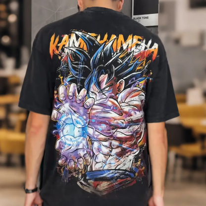 Dragon Ball Kamekameha Vintage  Unisex Washed T-Shirt