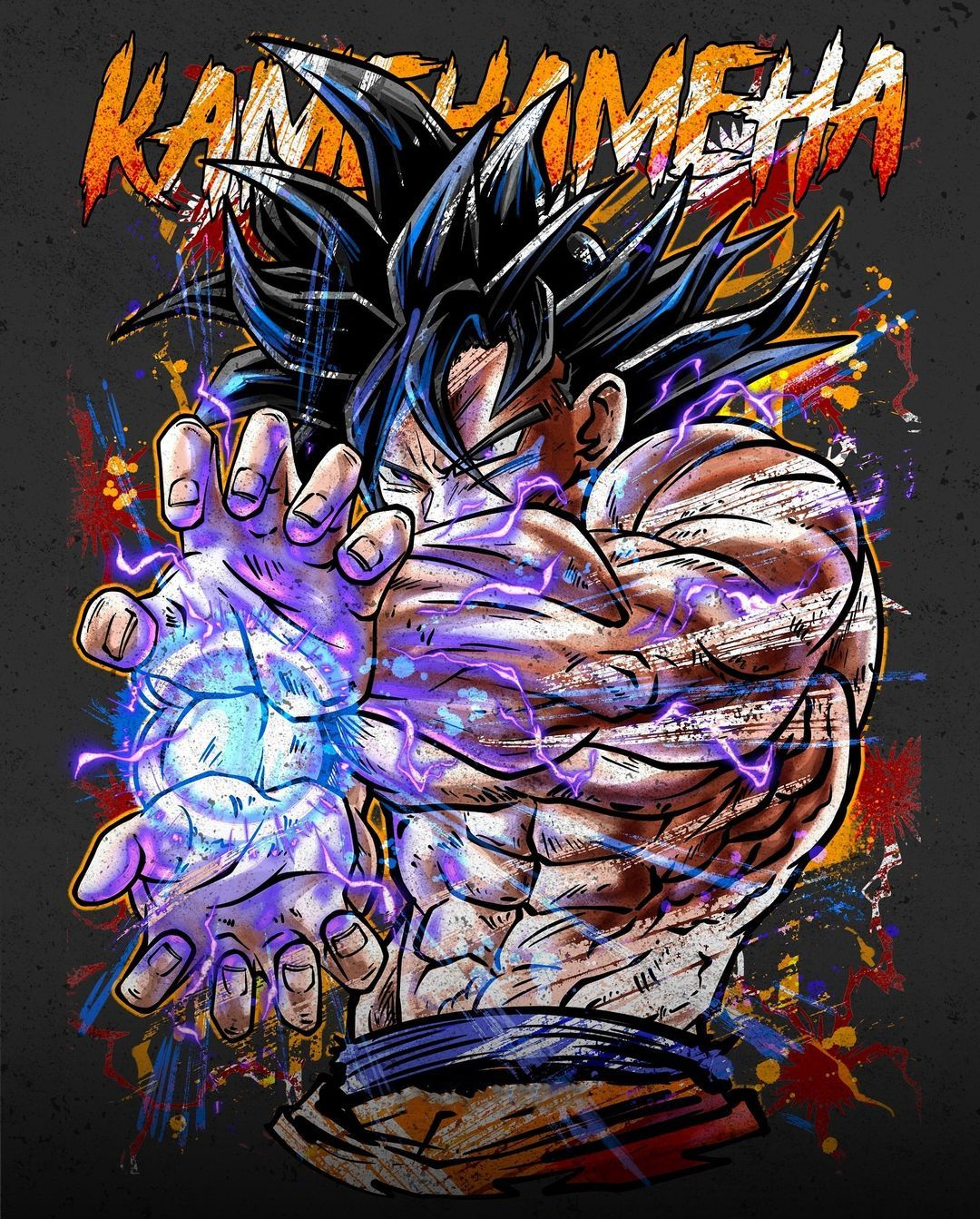 Dragon Ball Kamekameha Vintage  Unisex Washed T-Shirt