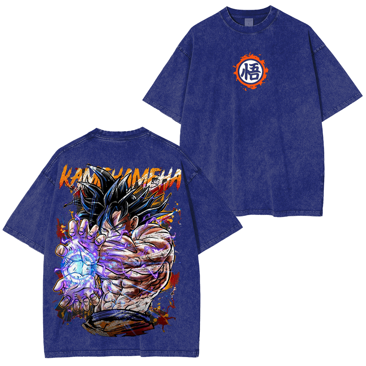 Dragon Ball Kamekameha Vintage  Unisex Washed T-Shirt