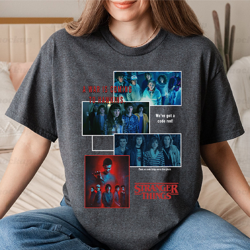 Stranger Thing Chibi Characters T-Shirt
