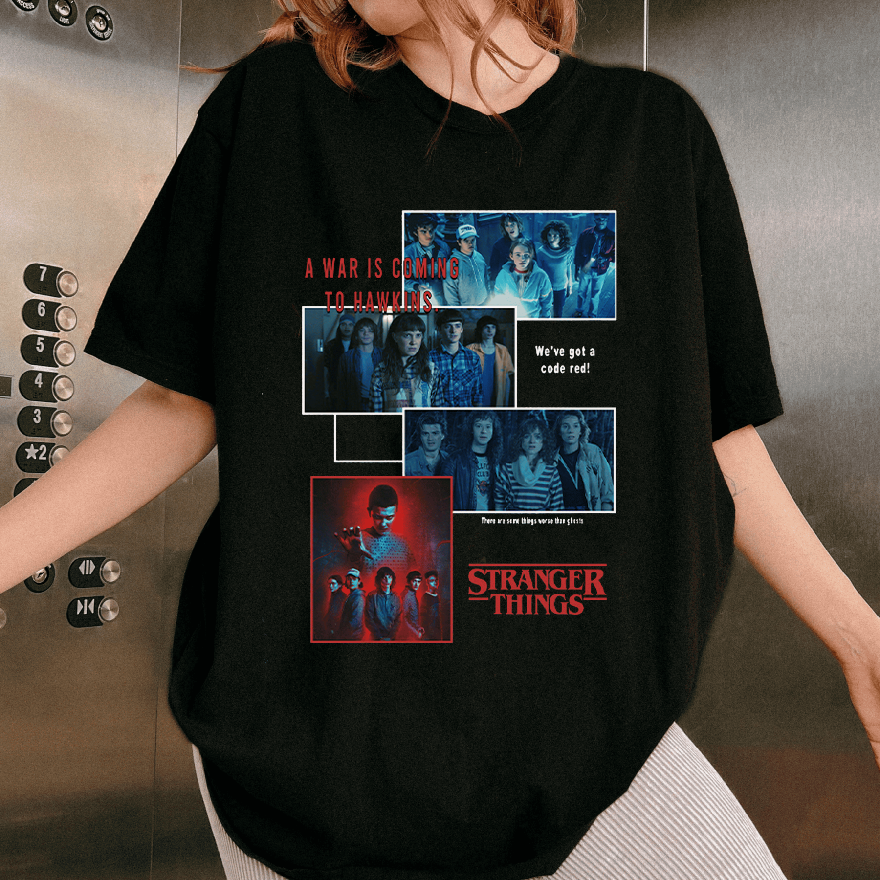 Stranger Thing Chibi Characters T-Shirt