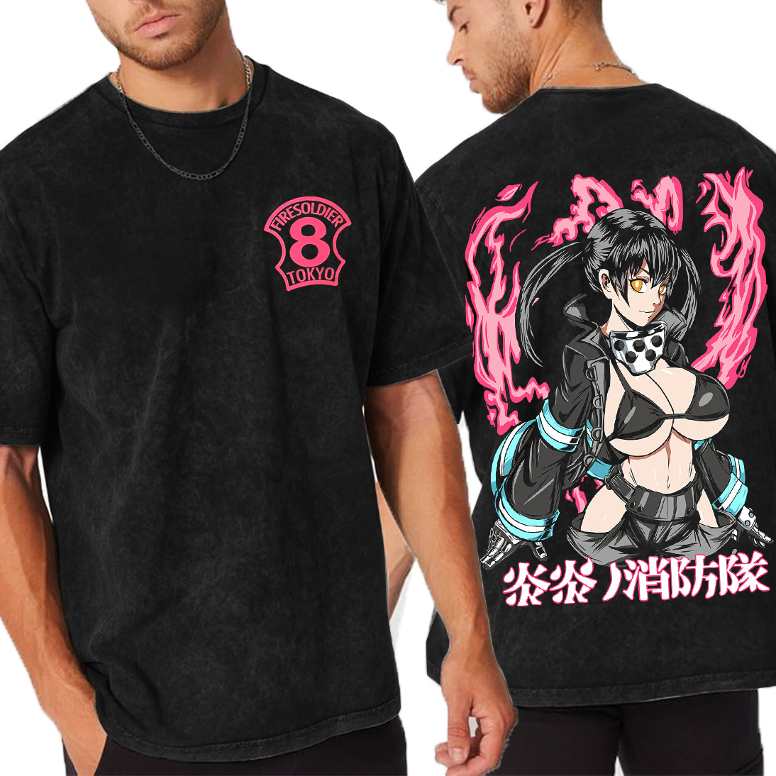 Tamaki Kotatsu - Fire Force Anime  Unisex Washed T-Shirt