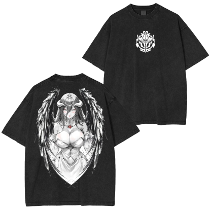 Albedo Overlord Vintage Unisex Washed T-Shirt