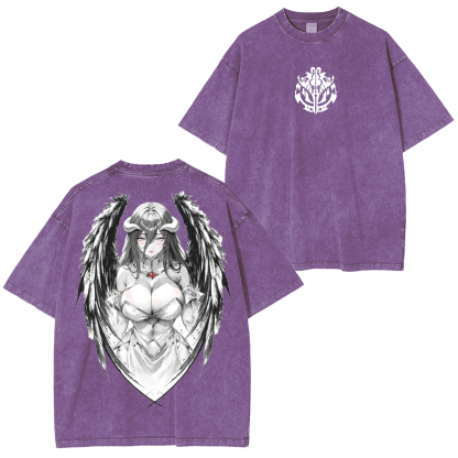 Albedo Overlord Vintage Unisex Washed T-Shirt