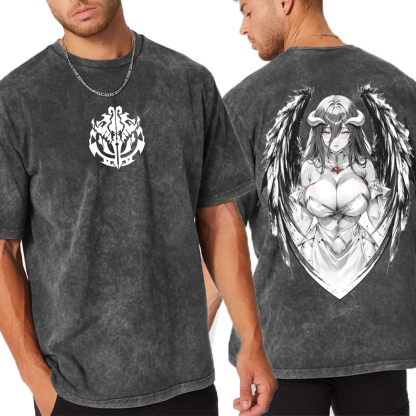 Albedo Overlord Vintage Unisex Washed T-Shirt
