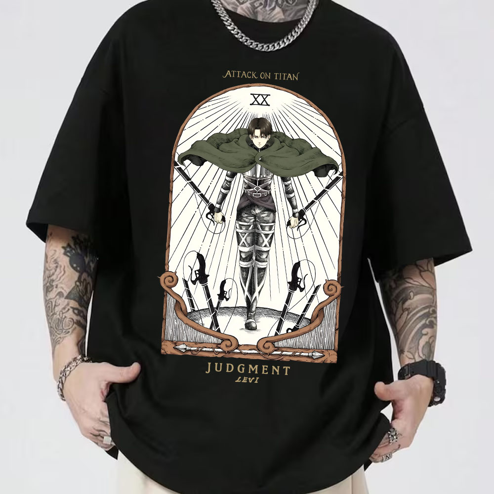 Levi Art Attack On Titan T-Shirt