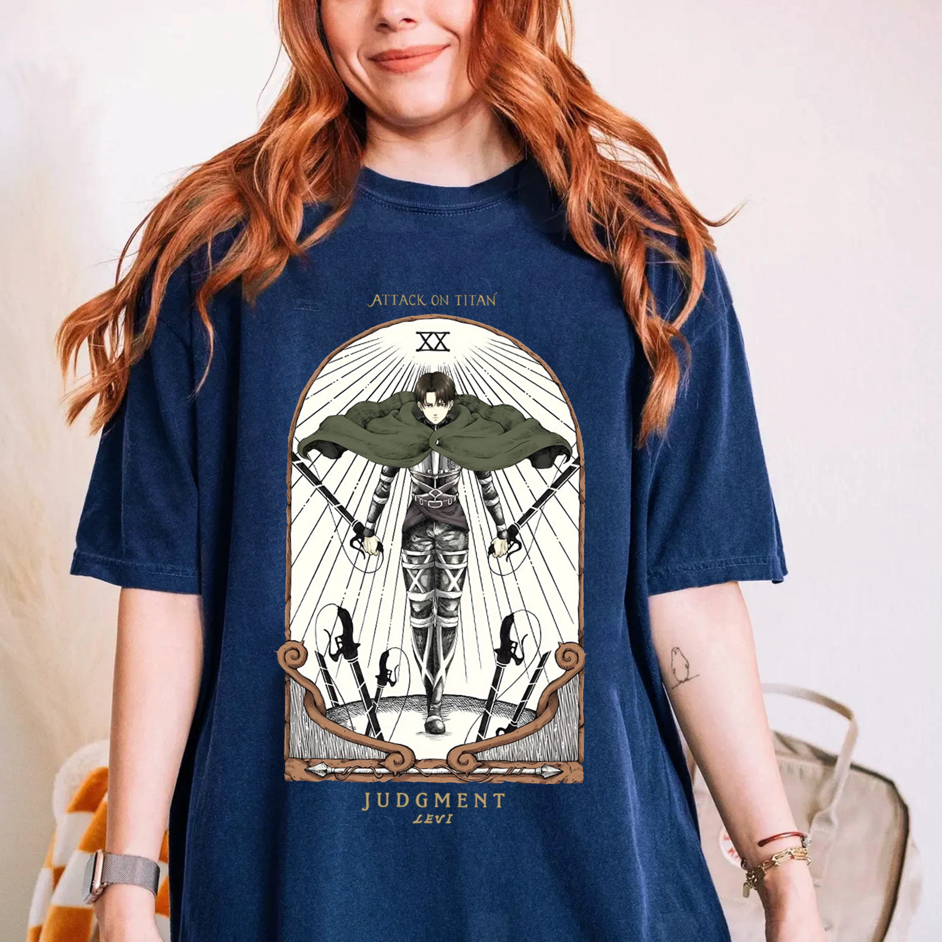 Levi Art Attack On Titan T-Shirt