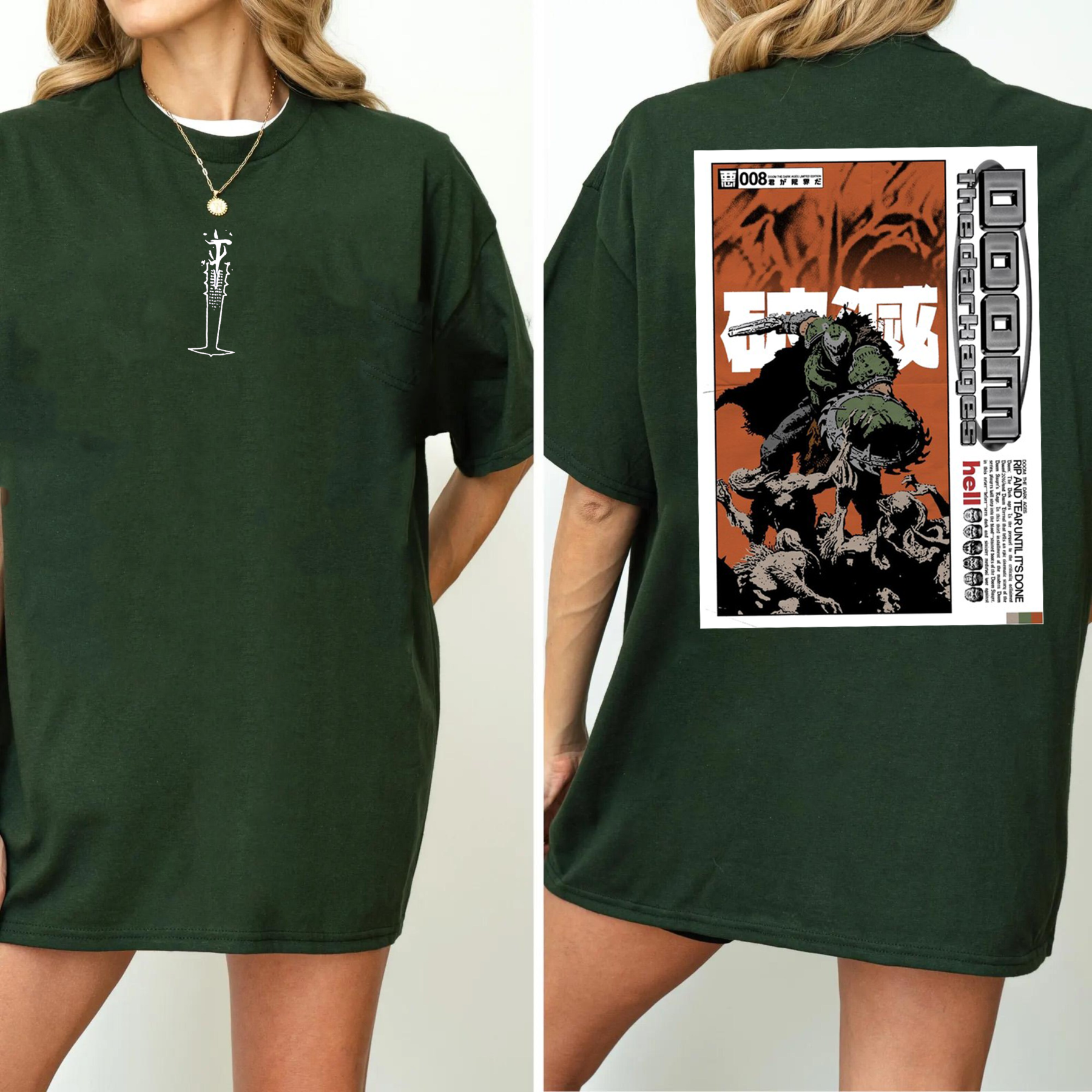 Doom Slayer Game  T-Shirt