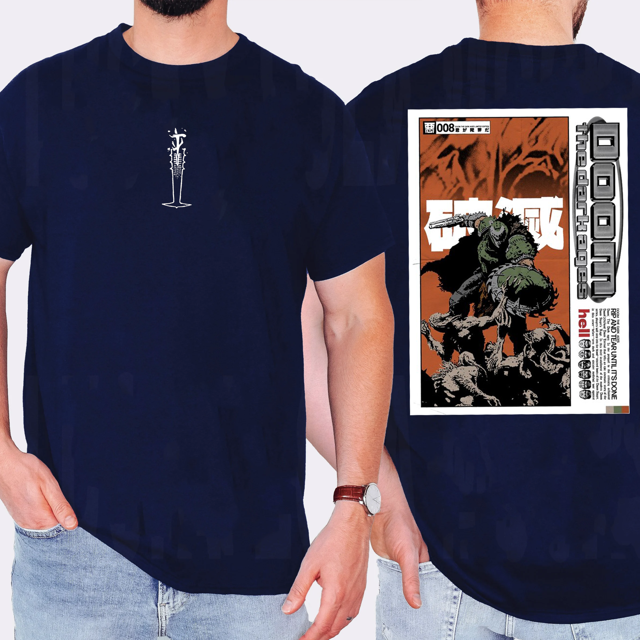 Doom Slayer Game  T-Shirt