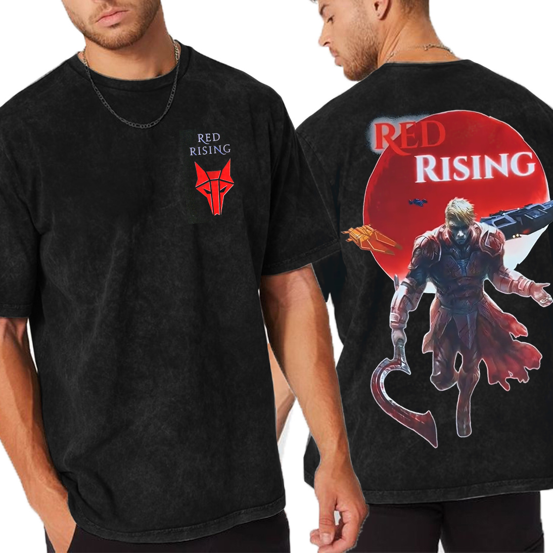 Red Rising Darrow OLykos Unisex Washed T-Shirt
