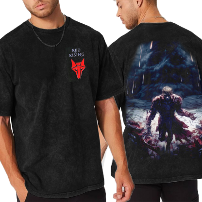 Red rising Darrow  Unisex Washed T-Shirt