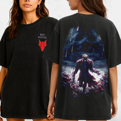 Red rising Darrow  Unisex Washed T-Shirt