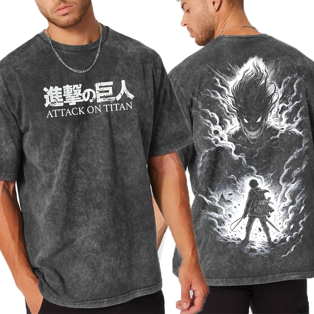 Attack on Titan Unisex Washed T-Shirt