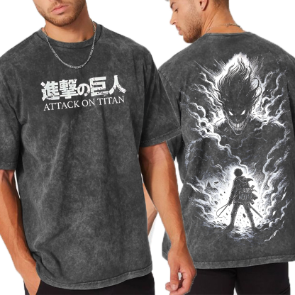 Attack on Titan Unisex Washed T-Shirt