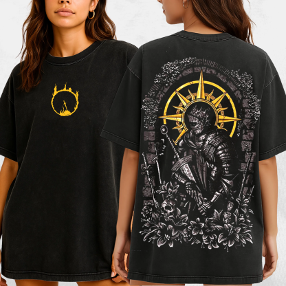 Dark Souls  Unisex Washed T-Shirt
