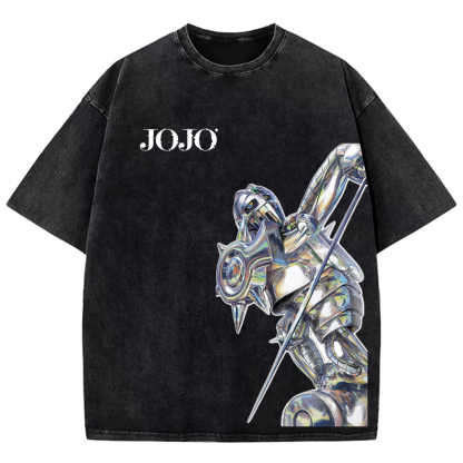 JoJos Bizarre Adventure Anime Unisex Washed T-Shirt