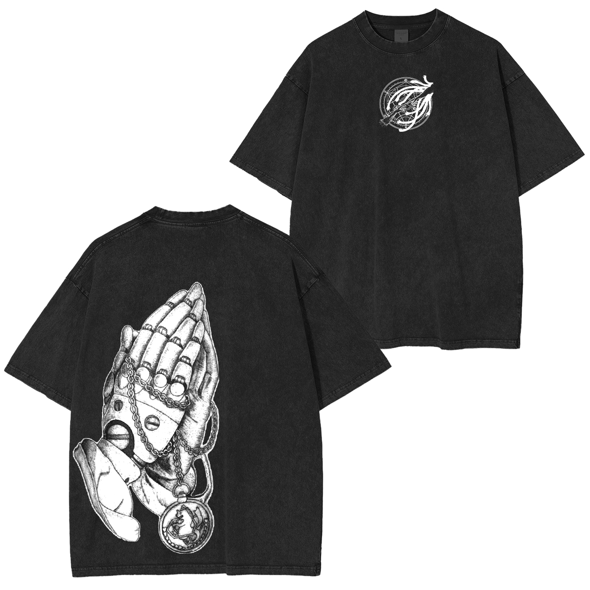 Fullmetal Alchemist Anime  Unisex Washed T-Shirt