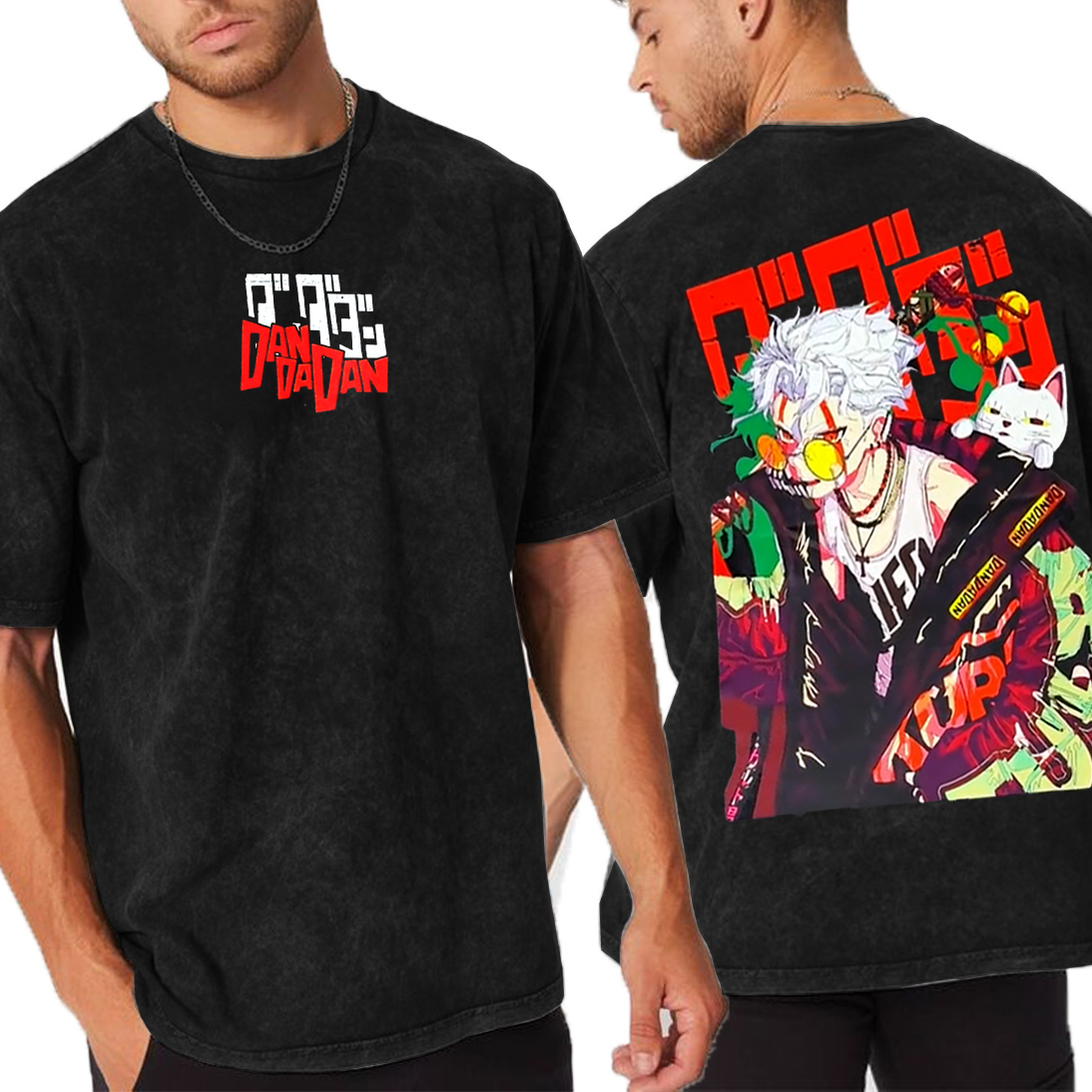 Dandadan Anime Unisex Washed T-Shirt