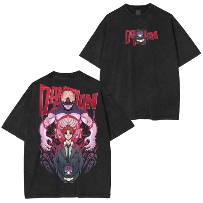 Dandadan Anime Unisex Washed T-Shirt